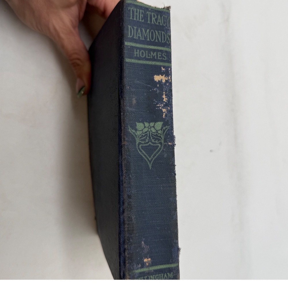 The Tracy Diamonds Mary J Holmes 1899 Antique Hardcover Dillingham Art Nouveau - Picture 4 of 9